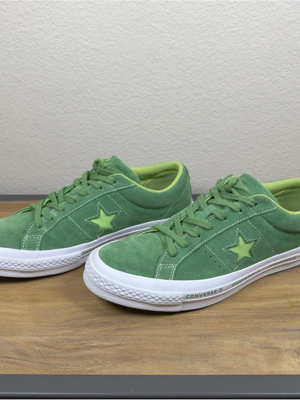 Converse One Star Low Suede Unisex Mint Green Size Men 8 Women 10 Shoes Sneakers - Picture 1 of 10